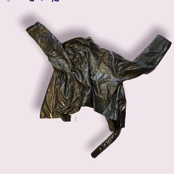 H&M Vintage Leather Jacket  - Picture 3 of 7